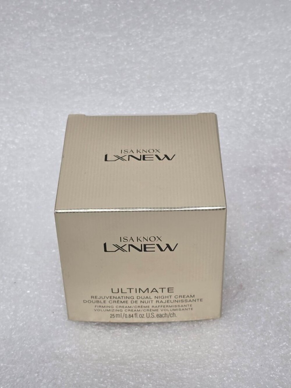 Avon Isa Knox LX NEW Ultimate Rejuvenating Dual Night Cream Firming .84 oz